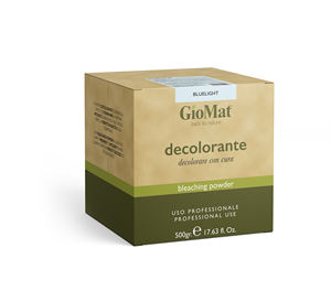 ผงฟอกสีผม GioMat Professional Italian Bluelight สำหรับการบำบัดเส้นผมแบบไร้ฝุ่น สีขาว น้ำเงิน ดำ สำหรับทำสีผมขาว สีน้ำเงิน สีดำ - Product Image 1