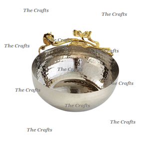 Cuenco de frutas de plata de acero del último diseño para servir el cuenco decorativo del restaurante y del hotel en los precios competitivos - Product Image 3