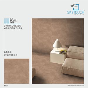 Produits en gros de couleur brun foncé carrelage de sol de premier choix carrelage décoratif carreau de porcelaine mat indien 60x60 pour maison de luxe - Product Image 6