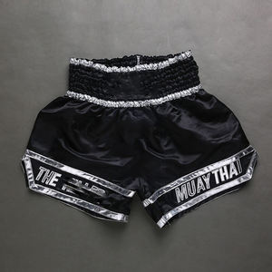 Pantalones cortos de boxeo Muay Thai, de alta calidad, personalizados, Kickboxing, Muay Thai - Product Image 5
