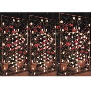 Novia etapa boda vela paredes vela-Vela de fondo de luz para la boda entrada vela decoración de la boda de Metal-Paredes - Product Image 1