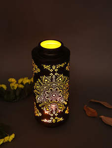 Linterna de hierro hecha a mano recién llegada para decoración del hogar con recubrimiento en polvo para Navidad - Product Image 2