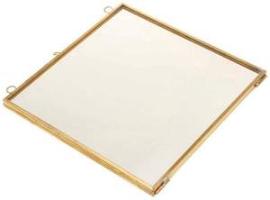 Marco de Fotos Colgante Vintage de Vidrio, Marco Decorativo de Metal y Vidrio para Decoración de Pared del Hogar - Product Image 2