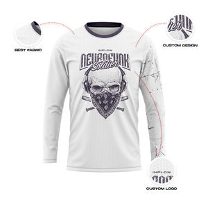 Protector de compresión OEM para hombre, protector de sarpullido con estampado sublimado personalizado, protección contra sarpullido de manga larga - Product Image 4