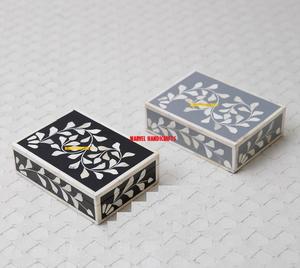 Caja de almacenamiento de madera con incrustaciones de perlas para decoración, caja de regalo para regalo de boda, Ramadán - Product Image 1