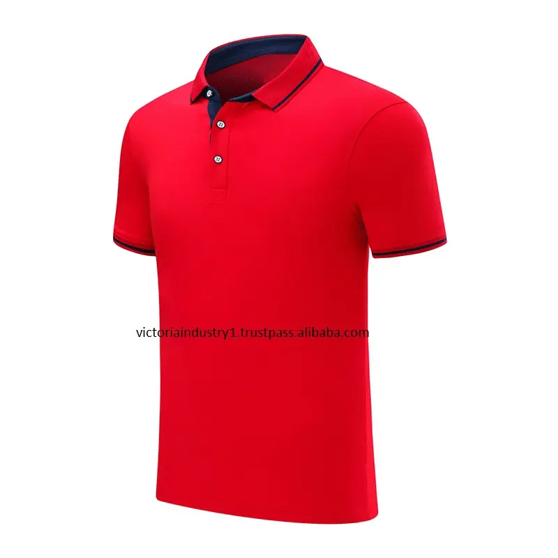 2023 Private Label Camisas De Golfe Homens Anti-Pilling Quick Dry Respirável Algodão Polo De Golfe Camisas Camisa De Golfe Por Atacado