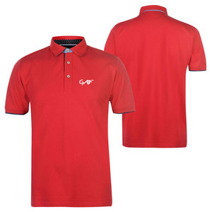 GAF Vente en gros Personnalisez votre logo de marque 65% polyester 35% coton T-shirt blanc pour hommes T-shirts unis et décontractés pour hommes - Product Image 1