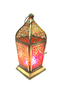 Nuevas linternas de lujo hechas a mano de hierro/vidrio de Color personalizado Oriental, decoraciones para el hogar para Navidad, portavelas y tarros elegantes - Product Image 4