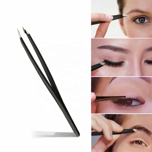 Pinzas Profesionales para Cejas de Acero Inoxidable OEM Raayin Impex RI-ET-20040, Agarre Perfecto, Punta Suave de 10 mm, Personalizadas, Más Vendidas - Product Image 2