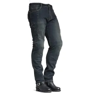 OEM עיצוב גברים של רוכב Biker ינס ג 'ינס אופנוע מכנסיים אופנוע מכנסיים