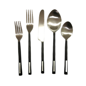 Metal de acero inoxidable con juegos de cubiertos de resina Diseño Popular Nuevas llegadas Diseño de tendencia moderna Cubiertos de lujo - Product Image 6