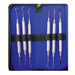 Trousse d'instruments dentaires Composite, 6 pièces, noir et bleu, livraison gratuite - Product Image 3