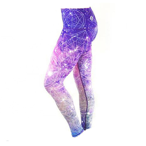 Leggings de yoga décontractés sublimés pour femmes Aw Traders - Respirants, antibactériens, taille haute, polyester/spandex, toutes saisons - Product Image 6
