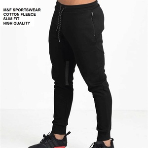 M & F Ropa deportiva de alta calidad Slim Fit Casual Pantalones de hombre Algodón polar con frente plano y cintura media Servicio OEM disponible - Product Image 2