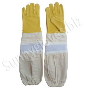 Guante protector de abeja de cuero de vaca, alta calidad - Product Image 4