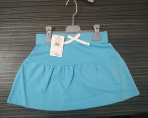 High End Children's Teenager Girls Casual Knitted Polyester/Cotton Knee-Length <b>Skirts</b> <b>Elastic</b> <b>Waist</b> Quick Dry Eco-Friendly - Product Image 2