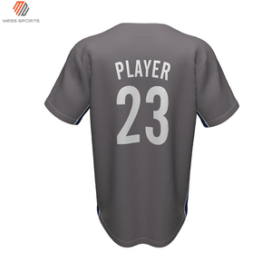 Nouveau maillot de baseball sublimé de haute qualité, design personnalisé, style maillot d'entraînement sportif pour hommes et femmes, uniforme de gros - Product Image 2