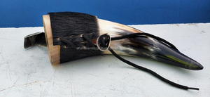 QUALITÉ D'EXPORTATION EN CUIR ÉTUI POUR CORNE À BOIRE - Product Image 4