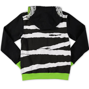 Sudadera con capucha y cremallera para hombre, prenda deportiva masculina con forro polar, diseño de logotipo en blanco, con cremallera completa y diseño personalizado a granel - Product Image 2