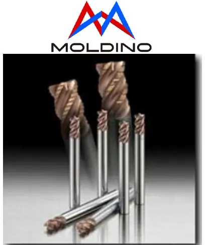 MOLDINO Carbide End Mill Cho Trung Tâm Gia Công Khuôn Mẫu Công Cụ Cắt Nhật Bản Bền Cho Alminum