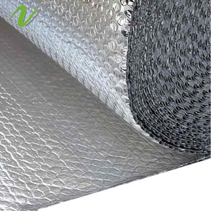 Rollo de revestimiento de burbuja para aislamiento térmico, lámina de aluminio reflectante, a prueba de fuego, para techo - Product Image 1