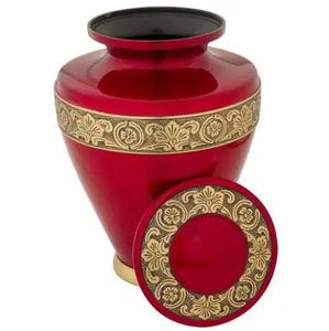 Vnox — organiseur de crème gravé rouge pour adultes, métal laiton, Style américain/européen - Product Image 2