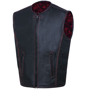 Best Quality Heavy Fabric <b>Tactical</b> <b>Vest</b> for Motorcycles Bikers Winter Season With Button Decoration Inexpensive Price - Product Image 3