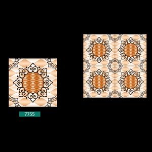 High Gloss Luxury Calacata Gold Marble Look Porcelain Floor Tiles 40x40cm - Product Image 4
