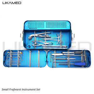 LIKAMED Juego de instrumentos de fragmentos pequeños para cirugía ortopédica Empaquetado en una caja de aluminio Calidad alemana - Product Image 2