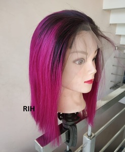 13x6 Frontal Pink Human Hair Wig - Product Image 3