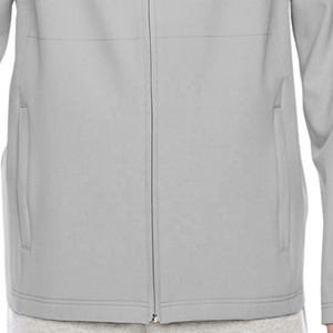 Chaqueta suave para hombre de nuevo estilo al por mayor forro polar de poliéster impermeable de talla grande con capucha y decoración de piel para el invierno - Product Image 3