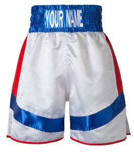 Pantalones cortos de boxeo clásicos personalizados de otoño con rayas contrastantes Disponibilidad al por mayor - Product Image 1