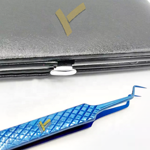 คีมหนีบขนตาเพชรอเนกประสงค์แบบพรีเมี่ยมแหนบปลายแหลมทำจากเหล็กพลาสม่าสีน้ำเงินเข้มปรับแต่งโลโก้ได้ตามต้องการ - Product Image 3