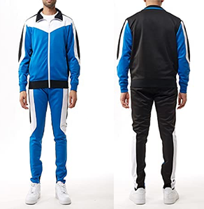 ชุดเสื้อกันลมสำหรับผู้ชาย,ชุดวอร์ม2ชิ้นกางเกงวอร์มกันลมสำหรับนักวิ่งเล่นกีฬาชุดวอร์มมีซิปแบบเต็มรูปแบบสั่งทำตามบุคลิก - Product Image 5