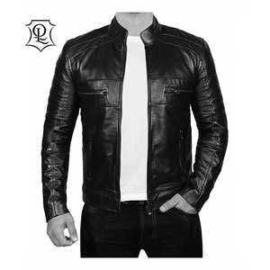 Veste universitaire décontractée coupe ajustée pour hommes avec manches en cuir chauffantes, col montant, tissu de laine, service OEM pour l'hiver - Product Image 2