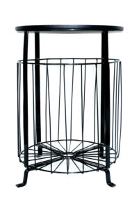 ร้อนขายตารางการจัดเก็บสีดำตกแต่งและรูปทรงกลม - Product Image 4