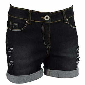 Personnalisé Fabricant Hommes Fermeture Éclair Braguette Coupe Ample 100% Coton Denim Lourd Pantalon Baggy Jeans Jorts Skate Shorts - Product Image 5