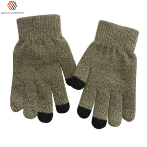 MESS SPORTS Unisex Full Finger Hand Texting <b>Thermal</b> Driving Stretch Windproof for Screen Winter <b>Gloves</b> Checked Cotton for <b>Men</b> - Product Image 2