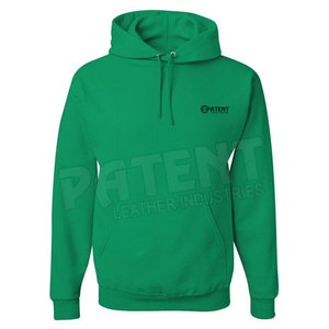 Novedad, Sudaderas con Capucha de Moda para Hombre, Hechas a Medida, con Patrón Sólido, de Algodón/Poliéster, Impermeables, Transpirables, de Cuero, de Secado Rápido, MOQ Bajo - Product Image 1