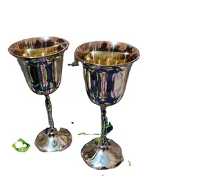 Rustic Brass Wine Goblet Engraved Handmade Chalice Vintage Metal Drinking Antique Style Decorative Barware Wedding <b>Table</b> Piece - Product Image 1