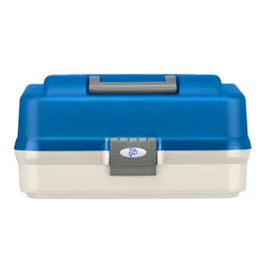 Best Quality 143 italian quality box for easy transport two tray polypropylene tackle with ample storage fishing tackle box