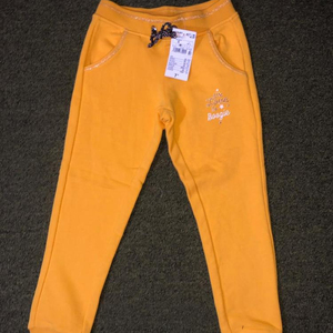 Pantalon décontracté haut de gamme pour filles, 100 % coton, longueur cheville, coupe droite, écologique, pour sport et yoga, lot de stock du Bangladesh, toutes tailles - Product Image 1