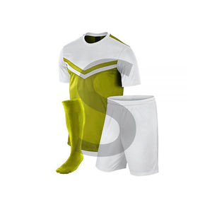 Venta caliente barato niños hombres fútbol uniforme camiseta sublimación logotipo personalizado fútbol Jerseys Set Kit con calcetín - Product Image 6