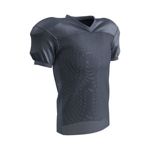 Servicio OEM 2021 equipo adulto sublimado uniforme de fútbol americano transpirable de talla grande con mangas cortas - Product Image 4