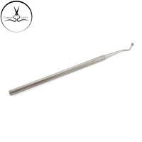 Emballage personnalisé grattoir à ongles en gros nouveau design curette de manucure lime à ongles en acier inoxydable outil de beauté en métal marque privée