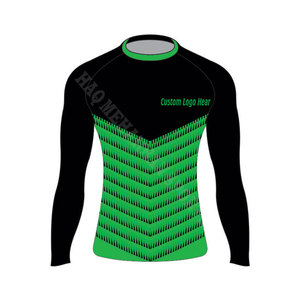 Fabricante al por mayor más vendido de alta calidad diseño de impresión personalizada Rash Guard BJJ MMA rashguard - Product Image 1