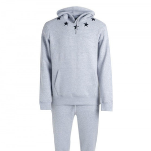 Wholesale Solid Color Custom Logo Men Sweatsuit Sets Jogging Suits - Product Image 4