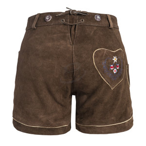 Authentic Mens Bavarian Leather Lederhosen Traditional German Oktoberfest Costume Shorts - Product Image 2
