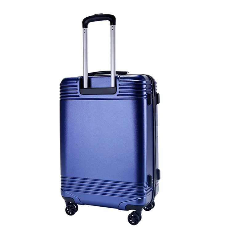 पर्यावरण के अनुकूल पी. ई. टी. सामग्री कठिन यात्रा धातु चमकदार हल्के वजन ट्राली सूटकेस सेट 3 pcs सामान