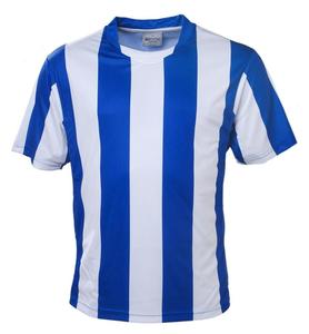 เสื้อฟุตบอลแขนสั้นผ้าโพลีเอสเตอร์ 100% ระบายเหงื่อได้ดี พิมพ์ลายแบบ Sublimation พร้อมชื่อทีมตามสั่ง แบบ Unisex ผลิตโดยบริษัท HULK Enterprises - Product Image 5